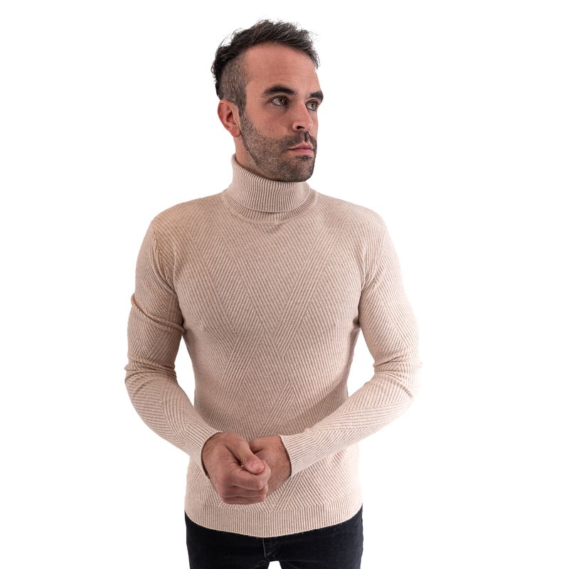 PARROT - Sweater Beatle geométrico ajustado