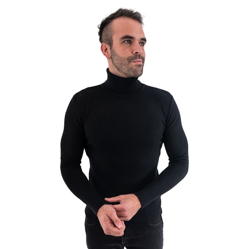 PARROT - Sweater Beatle geométrico ajustado