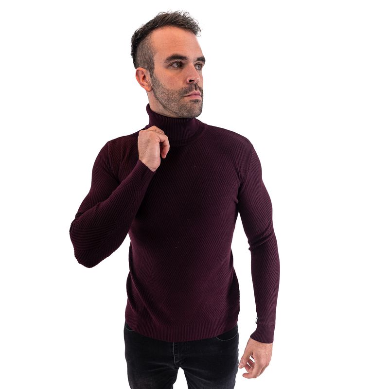 PARROT - Sweater Beatle geométrico ajustado