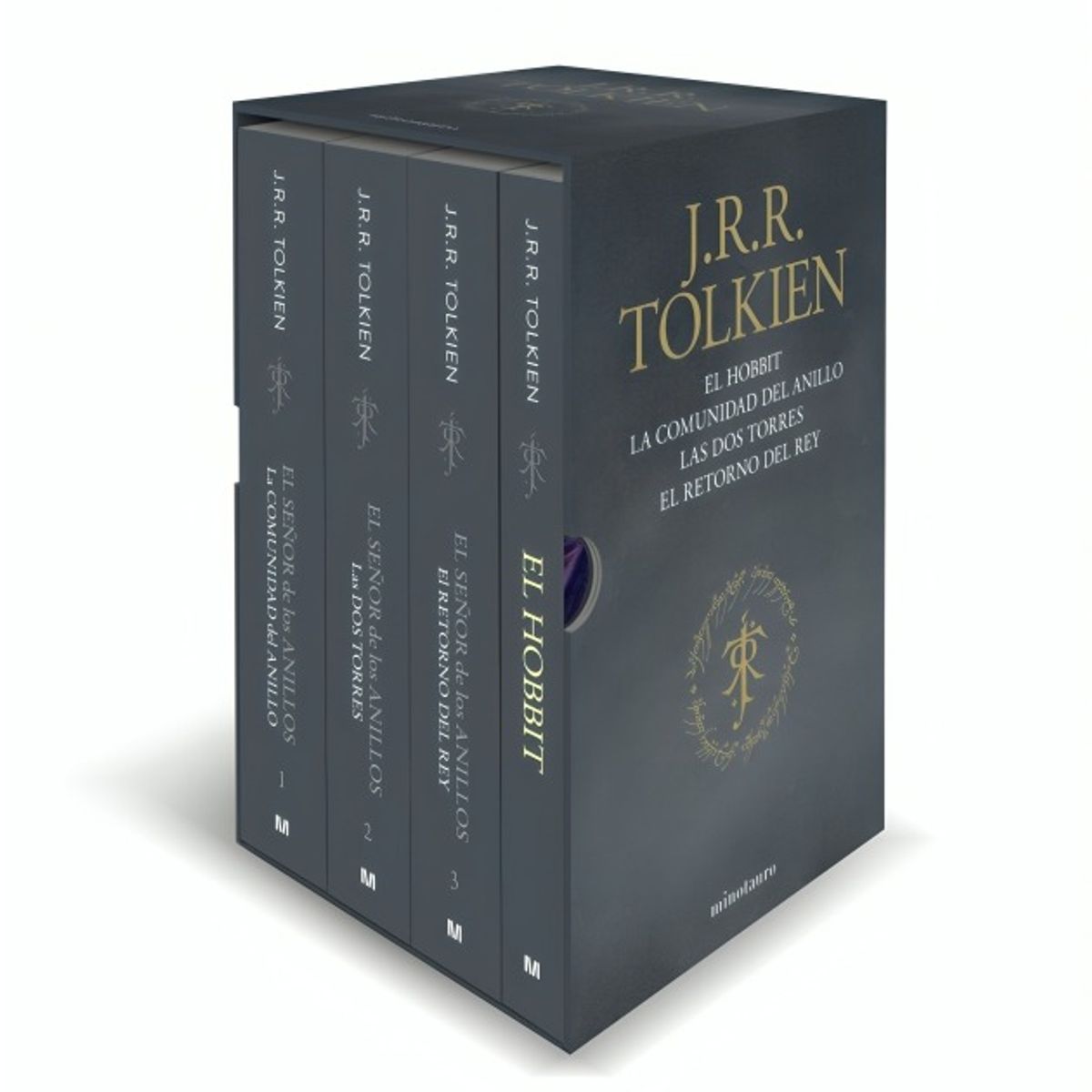 TOP10BOOKS - LIBRO Estuche Tolkien (el Hobbit + El Señor De Los Anillos)