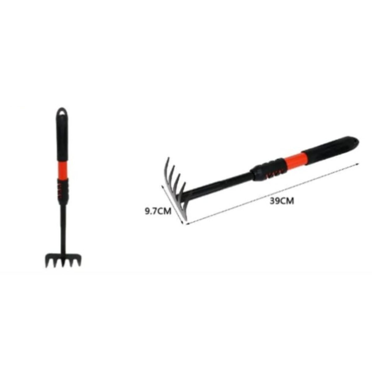 GENERICO - Herramienta De Jardin Rastrillo 39 Cm X 9,7 Cm