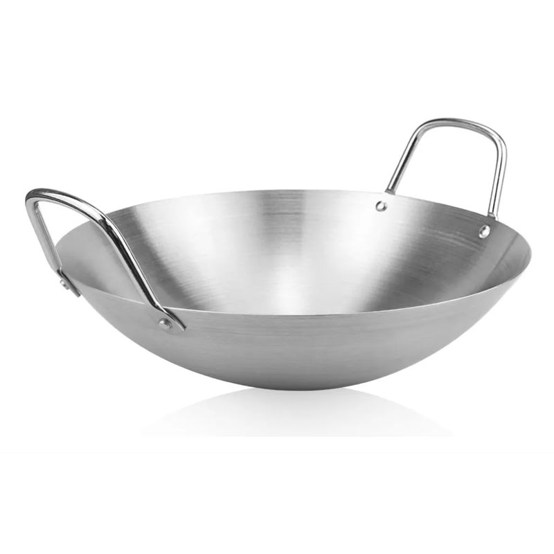 GENERICO - Sartén De Acero Para Freír 55cm