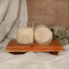 GENERICO - Vela Flor Peonia Pausa en Paz. Aroma Te Blanco y Jengibre