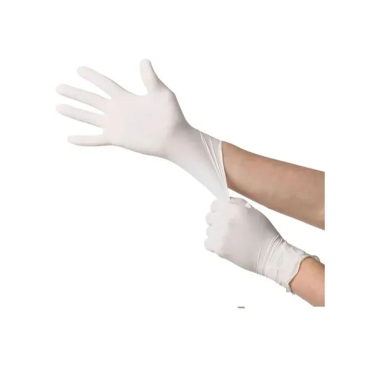 GENERICO - Caja De Guantes De Látex Desechables Empolvados 100 Unidades