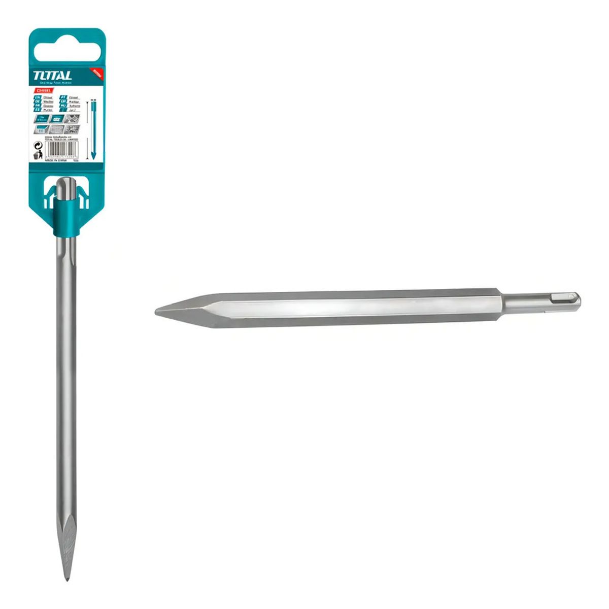 TOTAL TOOLS - Cincel Punto Para Rotomartillo Sds Plus 14x250mm