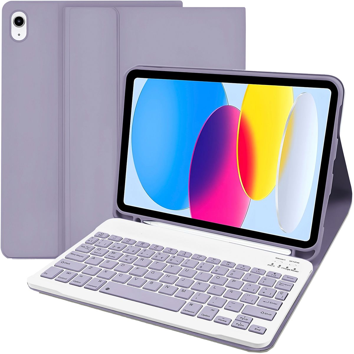 GENERICO - Funda iPad 10 Gen 10´9 Con Teclado Carcasa iPad 10 10´9