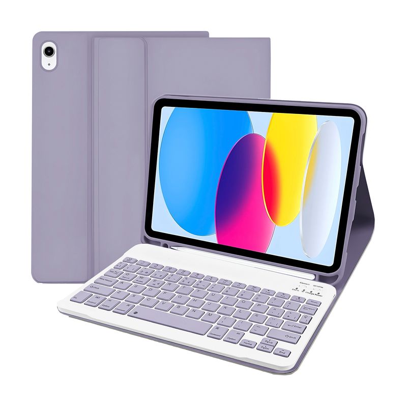 GENERICO - Funda iPad 10 Gen 10´9 Con Teclado Carcasa iPad 10 10´9