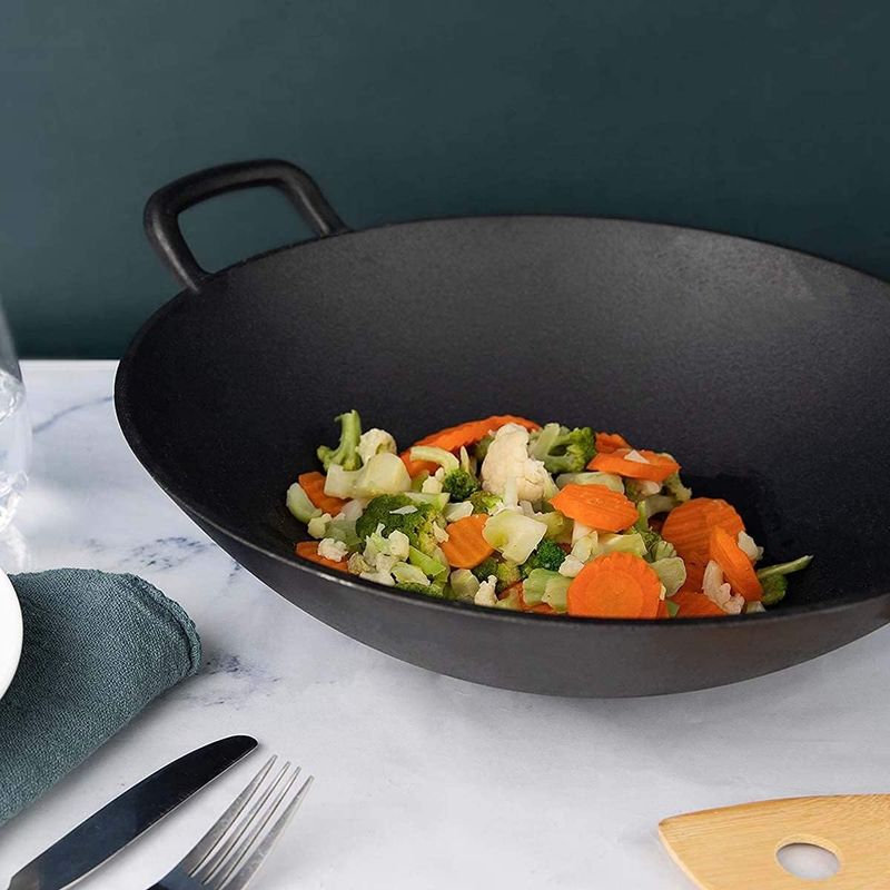 GENERICO - Sartén Para Freír Wok 40cm