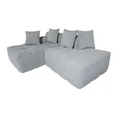 GENERICO - L Noval M derecho 150x200 Tapiz Livorno Boucle gris claro