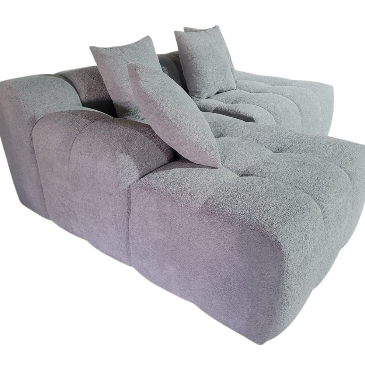 GENERICO - L Noval M derecho 150x200 Tapiz Livorno Boucle gris claro