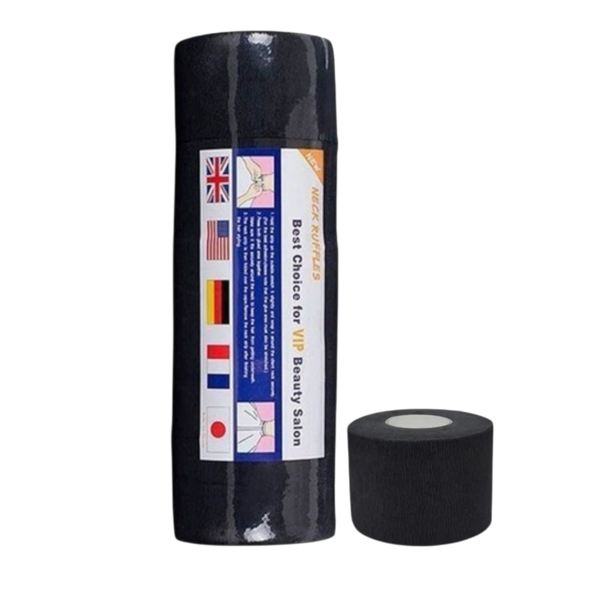 GENERICO - Papel de Cuello Barberia Desechable 5 Rollos NG