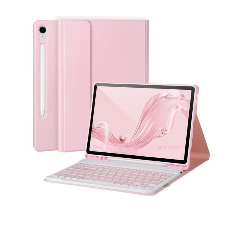 GENERICO - Funda Con Teclado Negro Para Samsung S10 Fe 10.9 Español Ñ