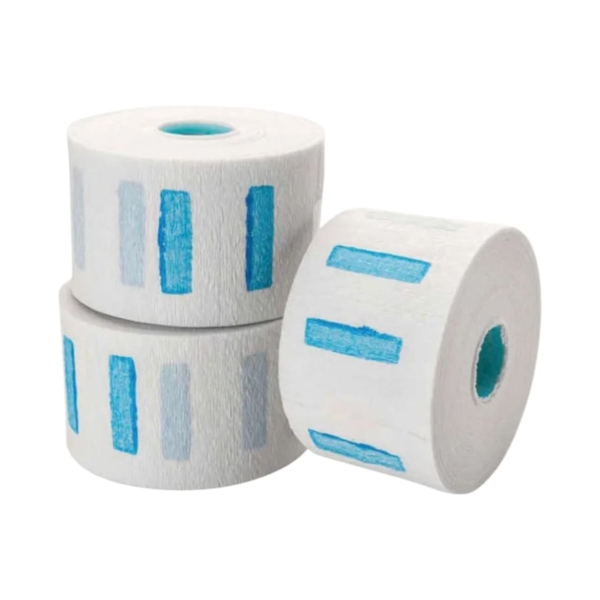 GENERICO - Papel de Cuello Barberia Desechable 5 Rollos Blanco