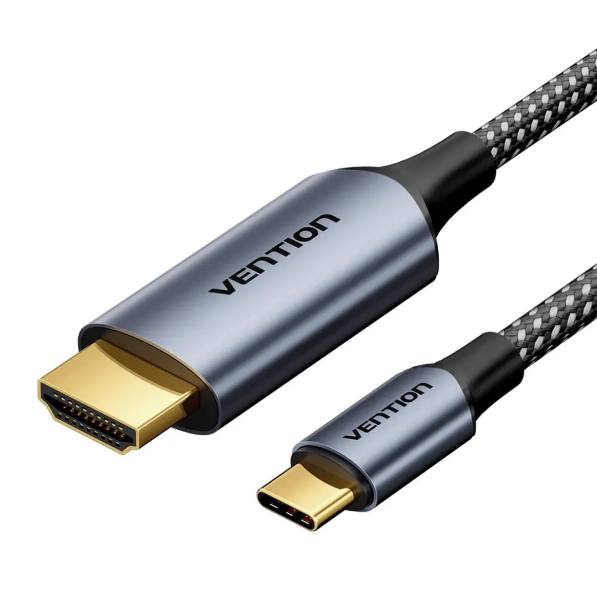 VENTION - Cable Usb-c A Hdmi Trenzado Vention 4k Tipo C Video Premium