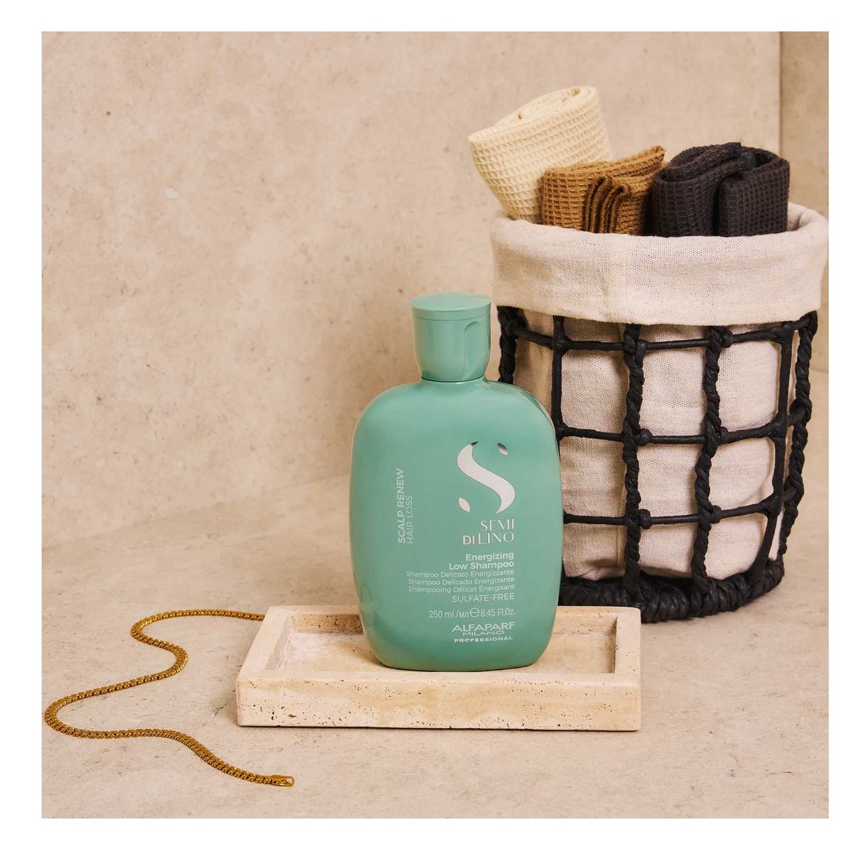 ALFAPARF MILANO - Shampoo Energizing Low para cabellos fragiles 250ml