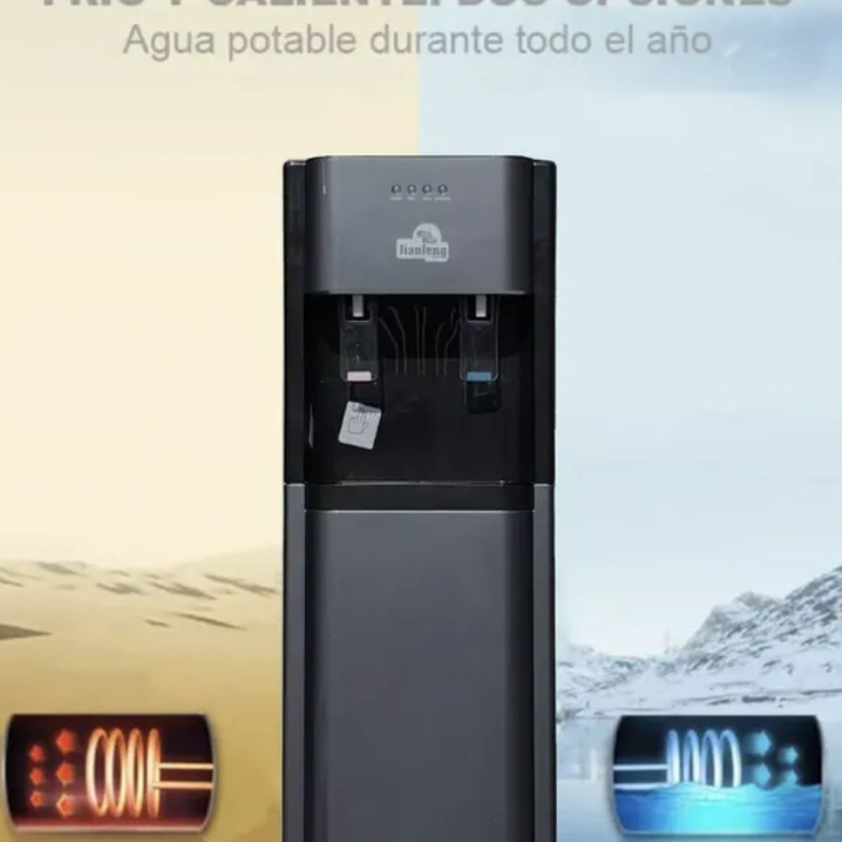 DALI - Dispensador De Agua Agua Fria Y caliente Bidon Oculto Certificado Sec