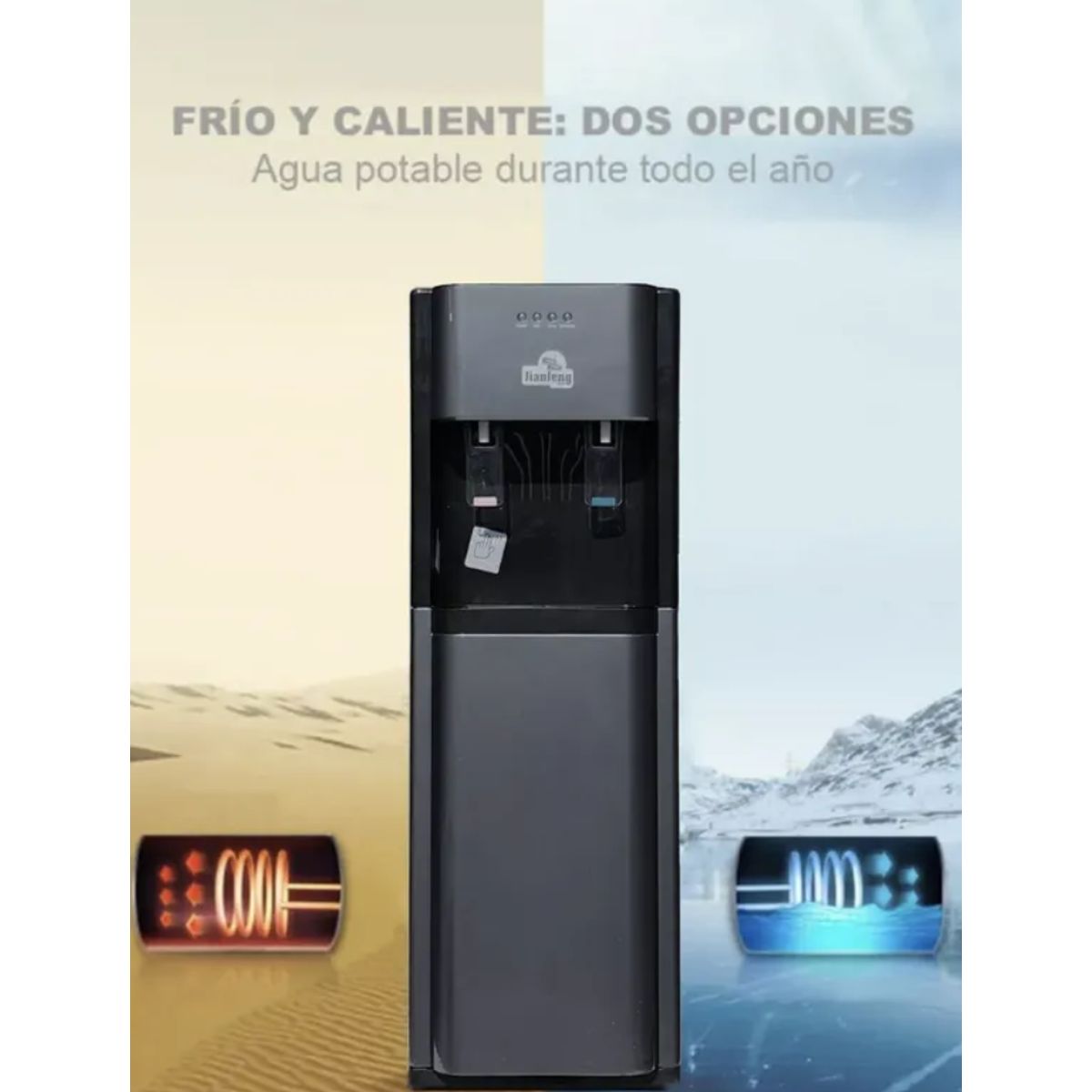 DALI - Dispensador De Agua Agua Fria Y caliente Bidon Oculto Certificado Sec