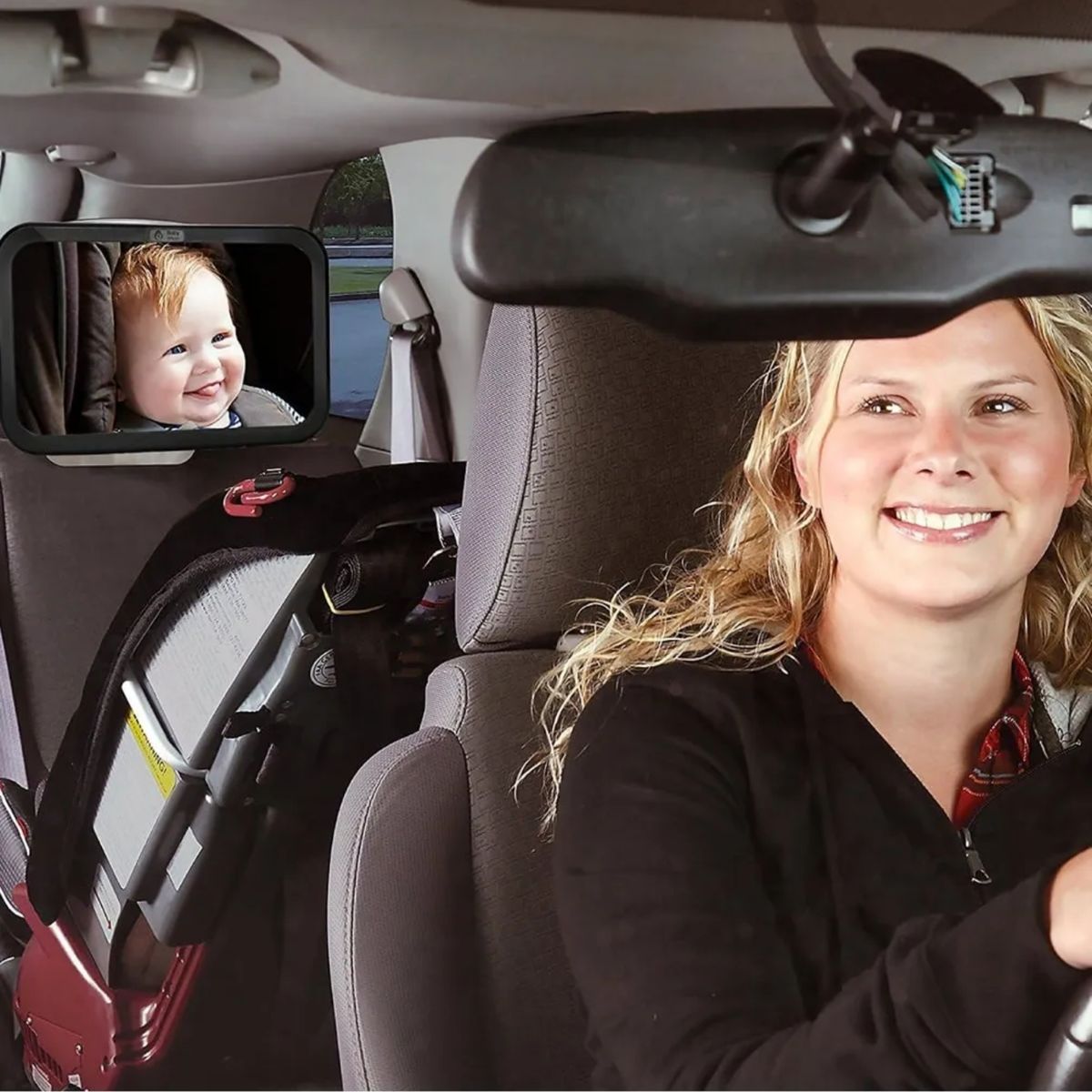 MOVI - Espejo Retrovisor para Bebé  Conduce Tranquilo y Seguro