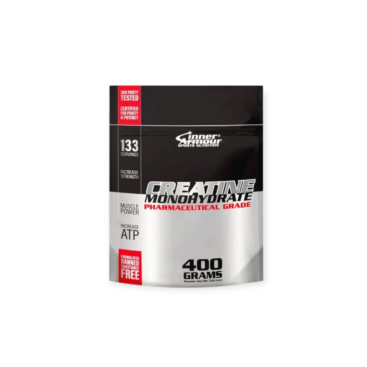 INNER ARMOUR - CREATINA MONOHIDRATADA 400GR 133 SERVICIOS – INNER ARMOUR