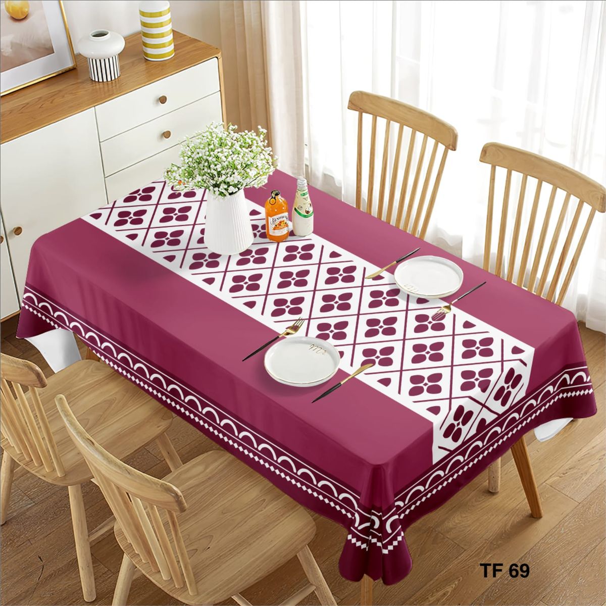 GENERICO - MANTEL RECTANGULAR ANTIMANCHAS