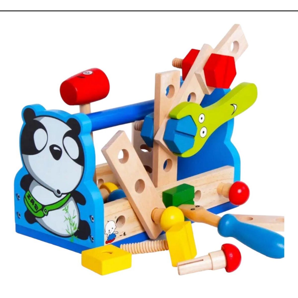 GENERICO - Herramientas Juguete Madera Para Niños - Set Completo