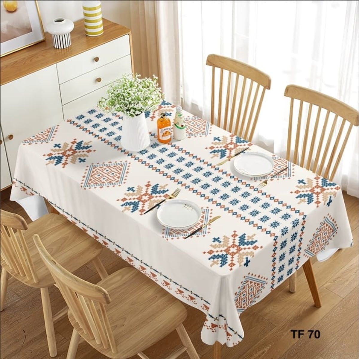 GENERICO - MANTEL RECTANGULAR ANTIMANCHAS