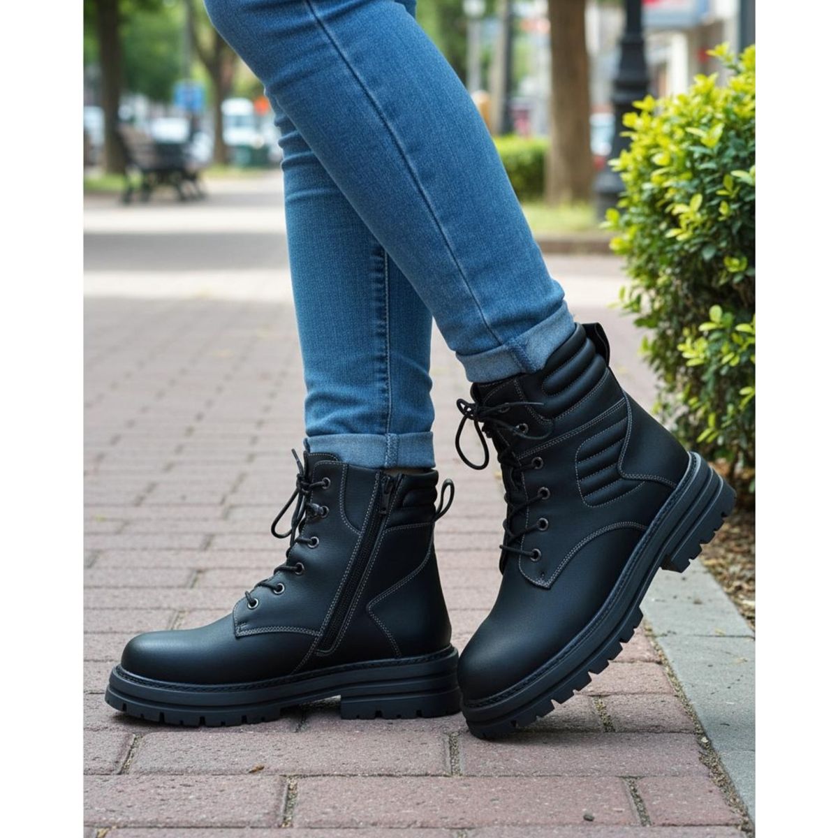 SNOOPY - Botin  para Dama  con Plataforma M486