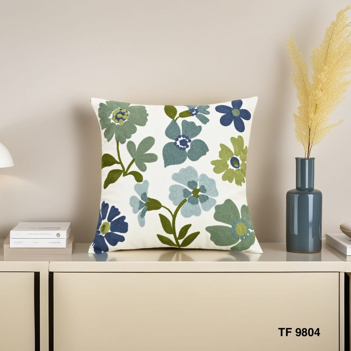 GENERICO - PACK / 2 FUNDAS PARA COJÍN BORDADOS