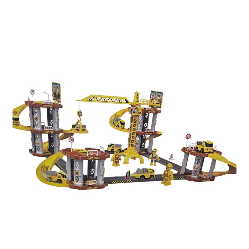 GENERICO - Juguete Pista De Auto Para Niño City Construccion 109 Piezas