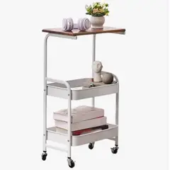 ATLAS - Carrito Carro Organizador Ruedas Metal Multiuso