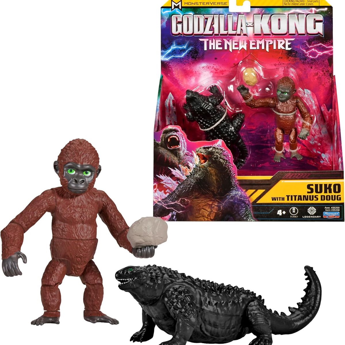 PLAYMATES TOYS - Godzilla Vs Kong Juguete Articulado Suko Monsterverse