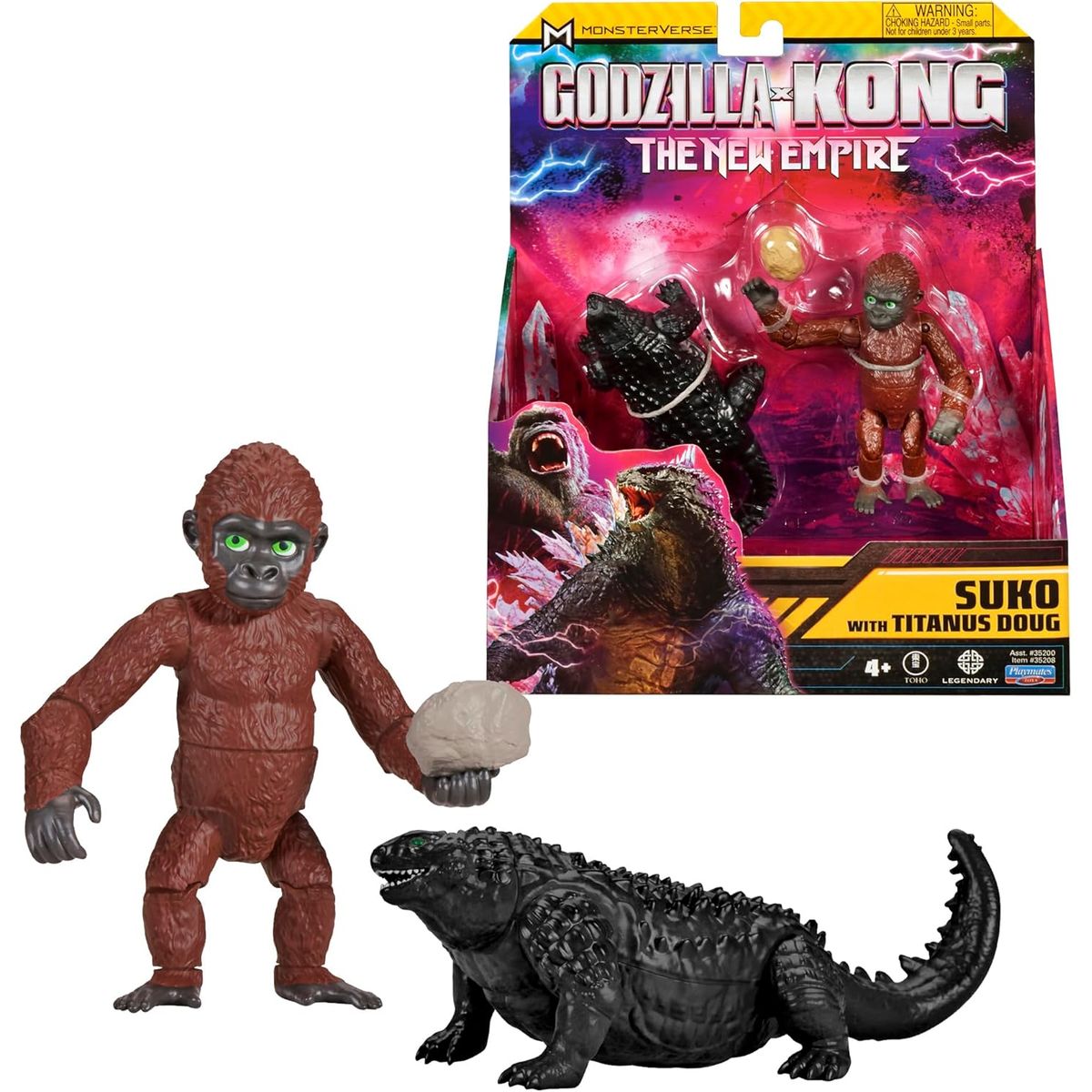 PLAYMATES TOYS - Godzilla Vs Kong Juguete Articulado Suko Monsterverse