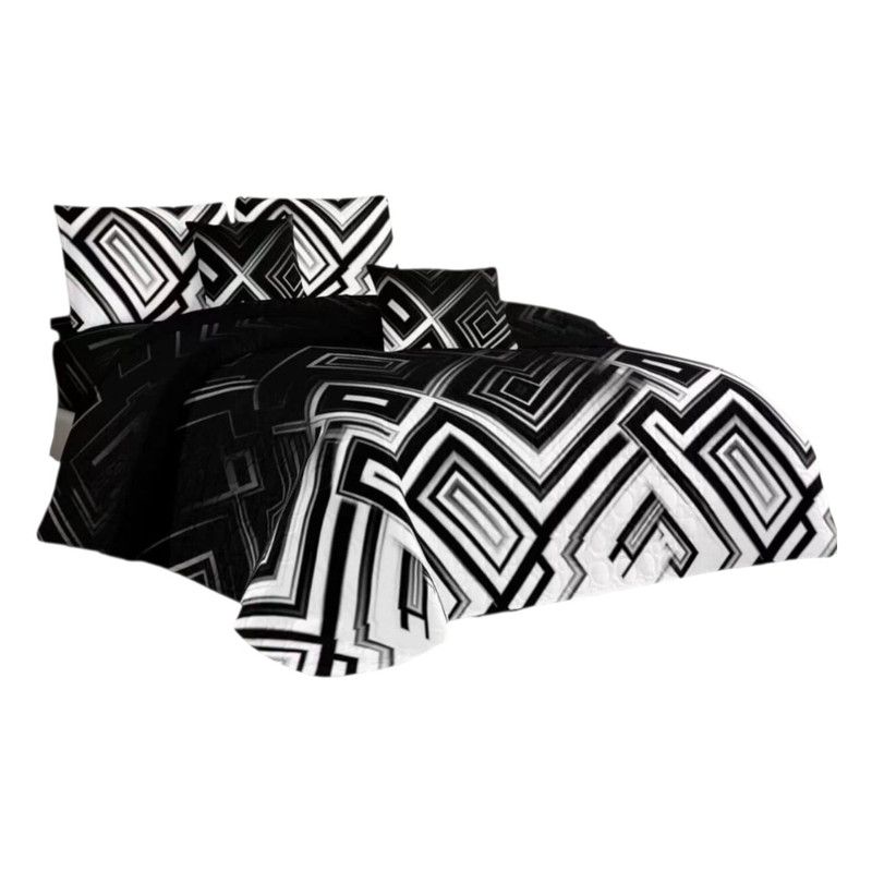GENERICO - Cobertor De Verano 15 Plazas Quilt + 1 Funda Cubrecama 180x230cm