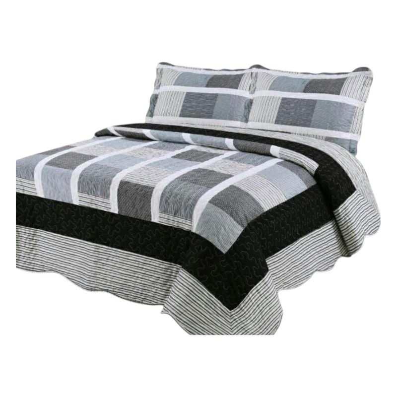 GENERICO - Cobertor De Verano 15 Plazas Quilt + 1 Funda Cubrecama 180x230cm