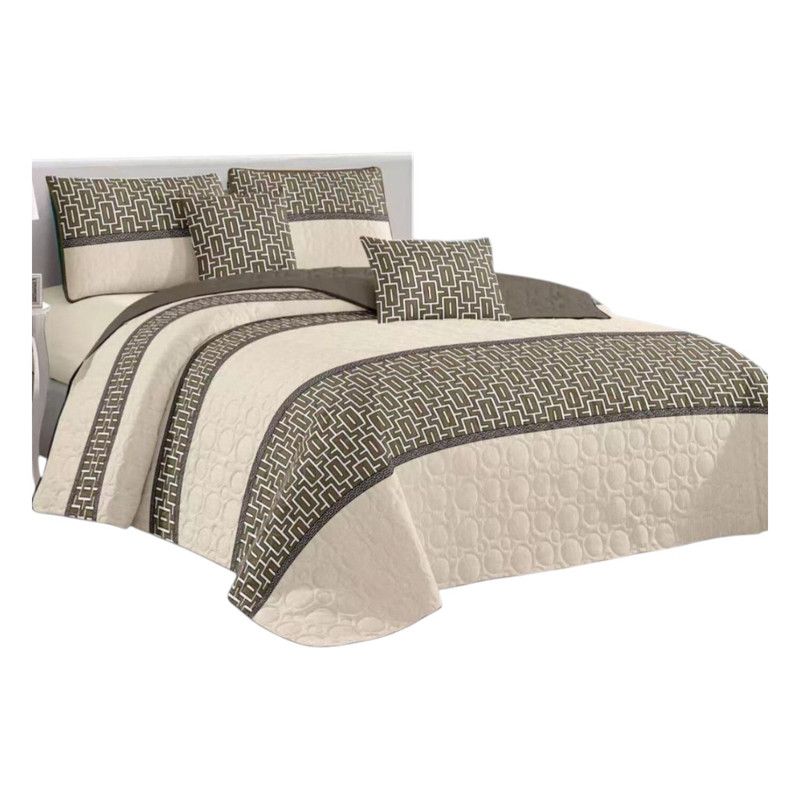 GENERICO - Cobertor De Verano 15 Plazas Quilt + 1 Funda Cubrecama 180x230cm