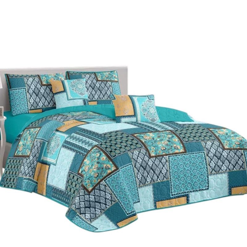 GENERICO - Cubrecama De Verano King 250x270cm Colcha + 2 Fundas Cobertor