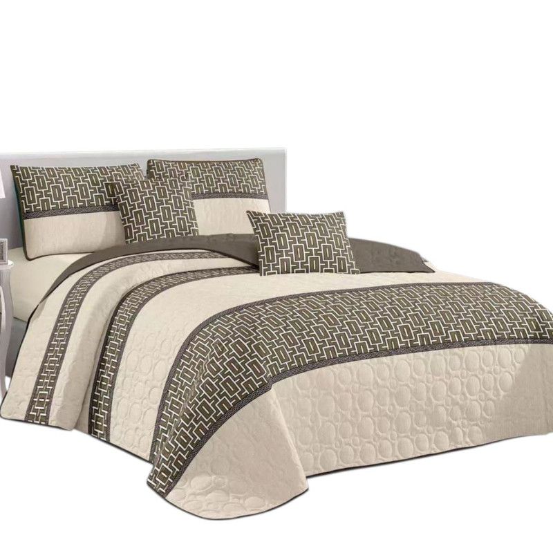 GENERICO - Cubrecama Quilt De Verano 2 Plazas + 2 Funda Medida 230x250cm Cobertor