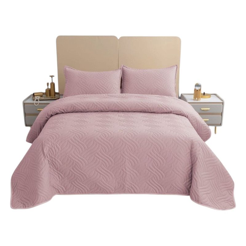 GENERICO - Cobertor De Verano 15 Plazas Quilt + 1 Funda Cubrecama 180x230cm