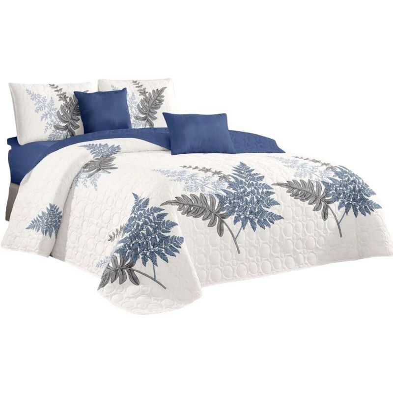 GENERICO - Cubrecama De Verano King 250x270cm Colcha + 2 Fundas Cobertor