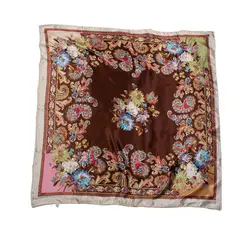 BIJOUTERIA LB20 SPA - Pañuelo 90X90 cm Tipo Seda diseño 09 - Multicolor