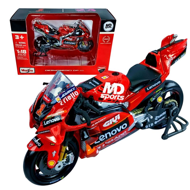 MAISTO - Moto Gp Ducati 2023 #1 Pecco Bagnaia Maisto 1:18