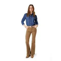 EFESIS - BLUSA BLUMI REGULAR DENIM AZUL - Azul