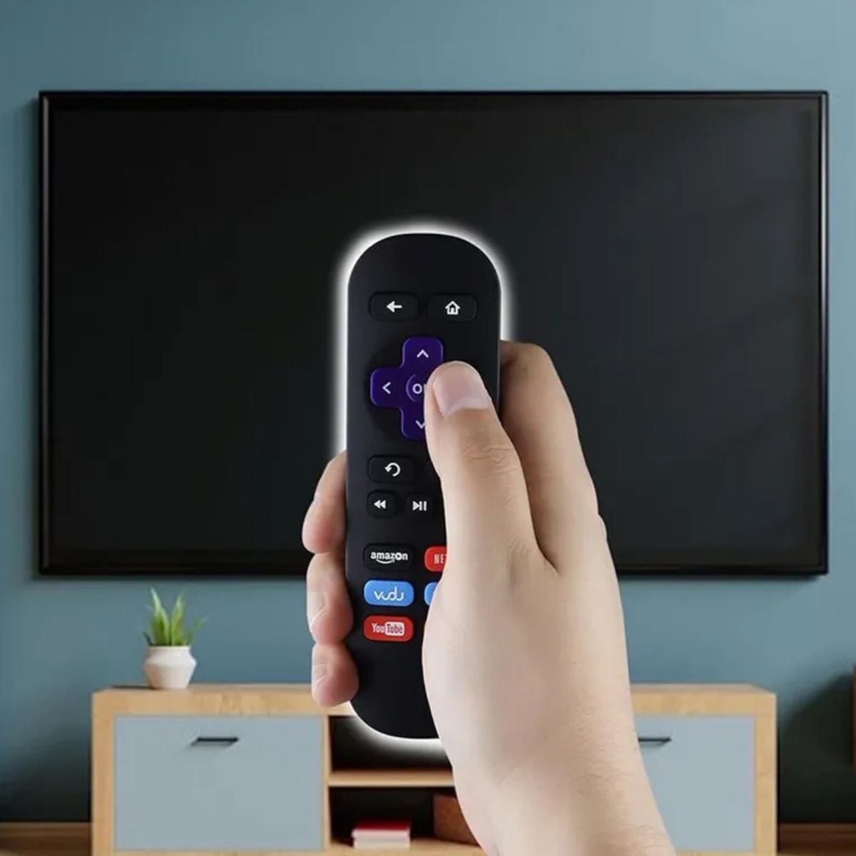 GENERICO - Control Remoto Roku Streaming Express 1 2 3 4 no Stick