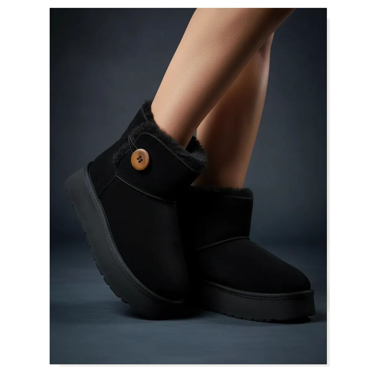 HERIEL - Botin botas para mujer Con Chiporro Qm2304 invierno