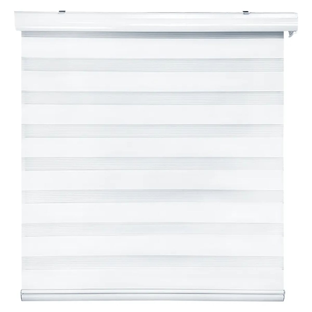 GENERICO - Cortina Roller Duo Zebra Dia Noche 100x200 Cm Blanco