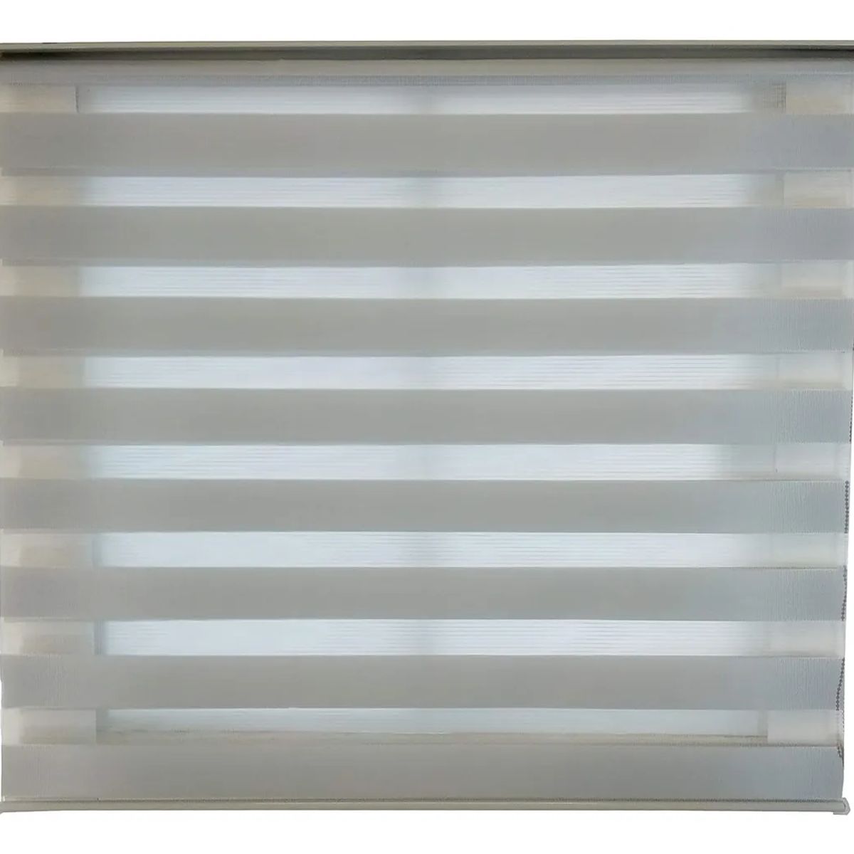 GENERICO - Cortina Roller Duo Zebra Dia Noche 100x200 Cm Gris