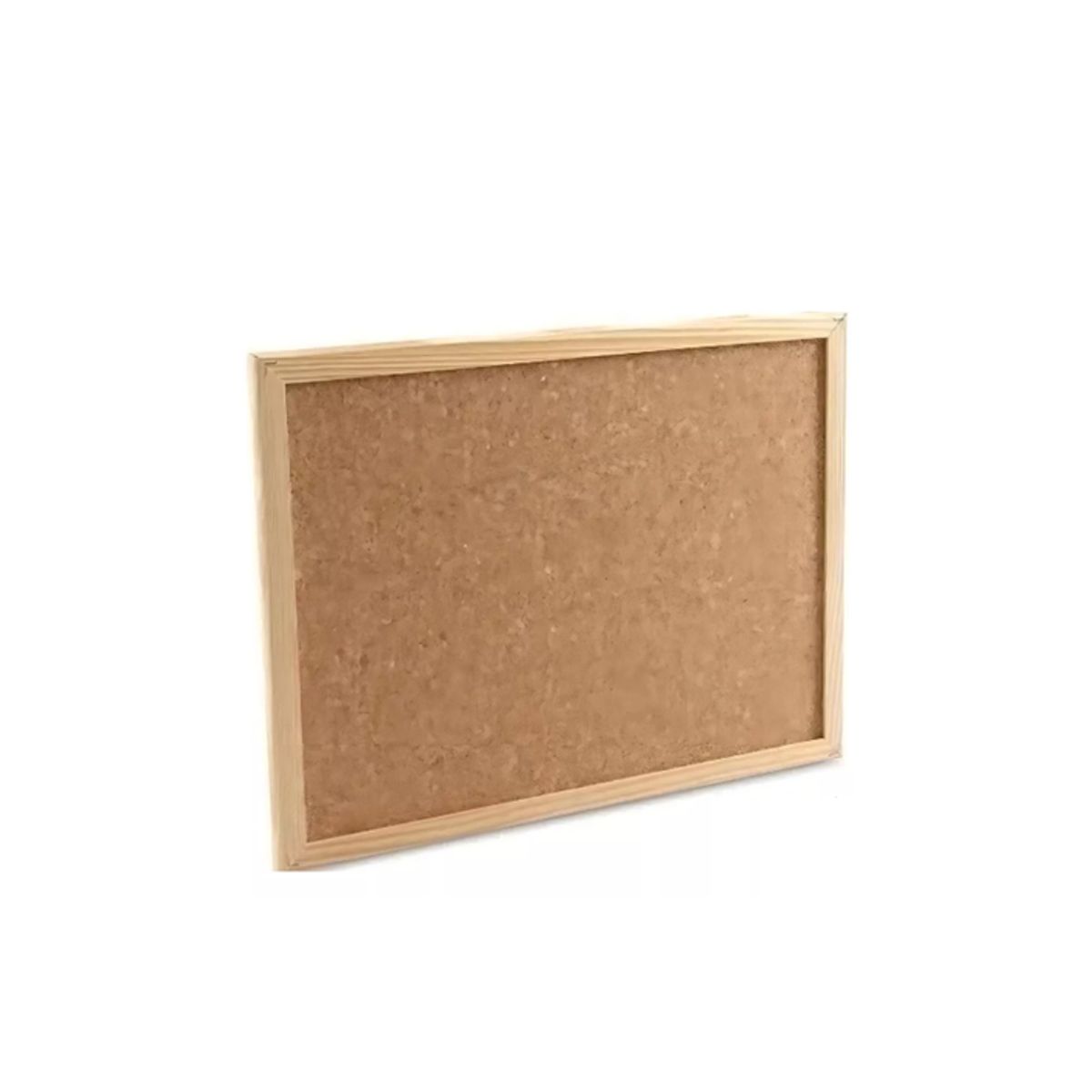 GENERICO - Pizarra corcho 60x90 marco madera color café