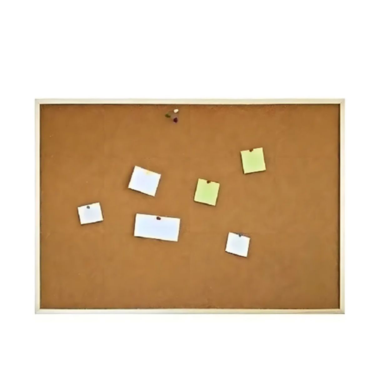 GENERICO - Pizarra corcho 60x90 marco madera color café