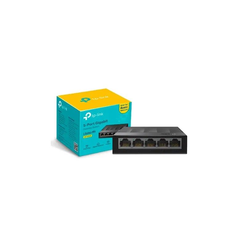 TP LINK - SWITCH ETHERNET RJ45  5 PUERTOS GIGABIT TP-LINK LS1005G