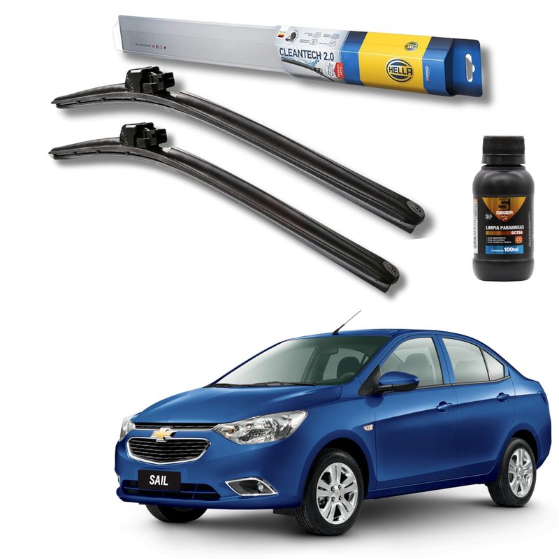 HELLA - Plumillas Hella Cleantech para Chevrolet Sail 2016-2023